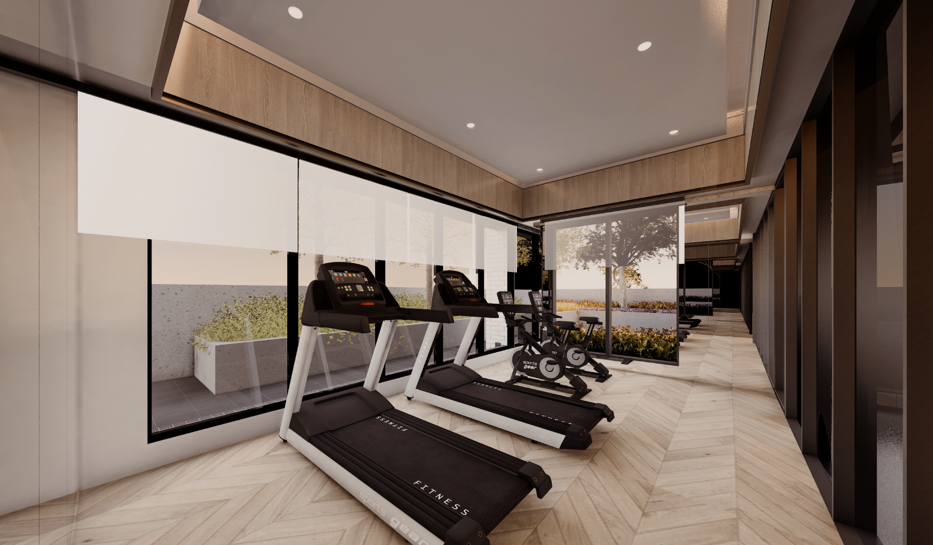 健身房3D示意圖